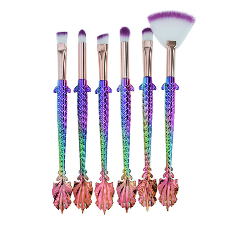 Beauty loves mermaid makeup brush set-02