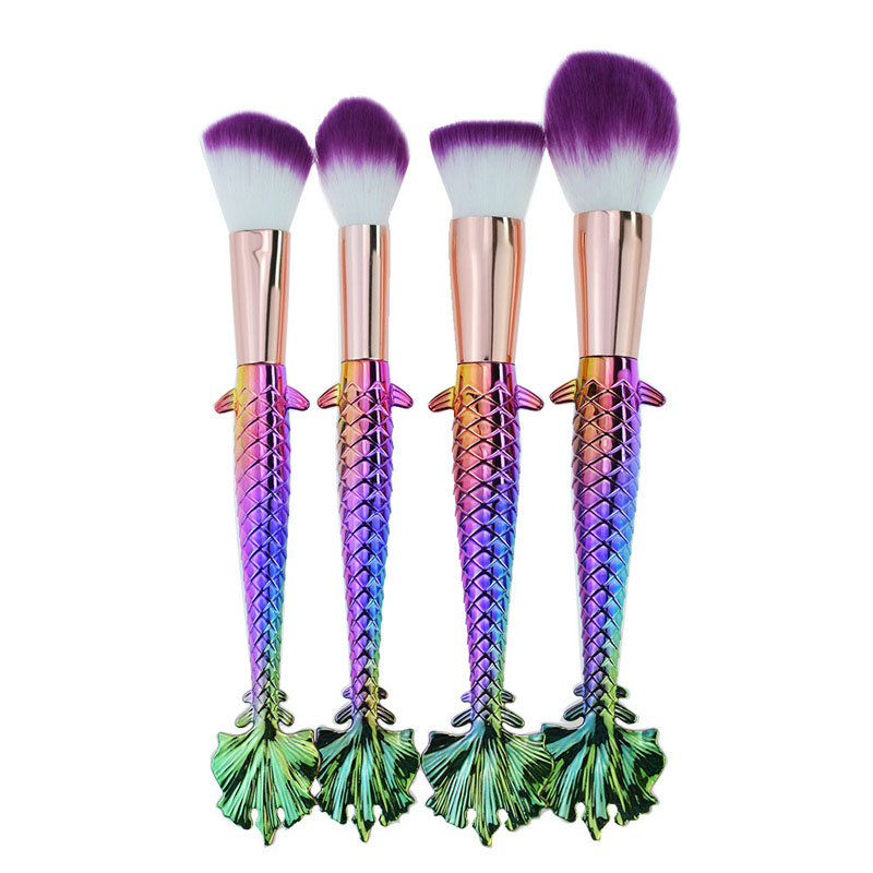 Beauty loves mermaid makeup brush set-04